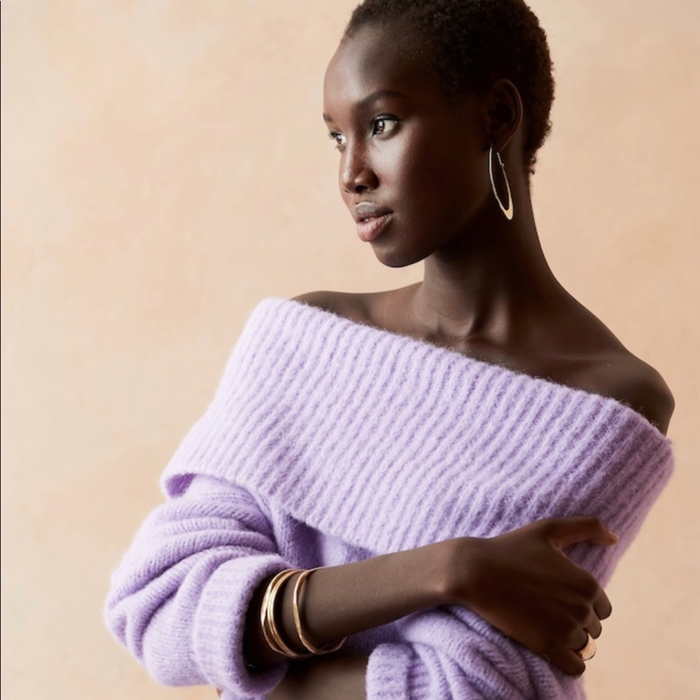 Oversized cowl neck sweater NWT